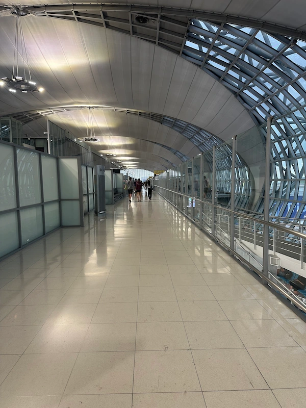 Hallway of an airport