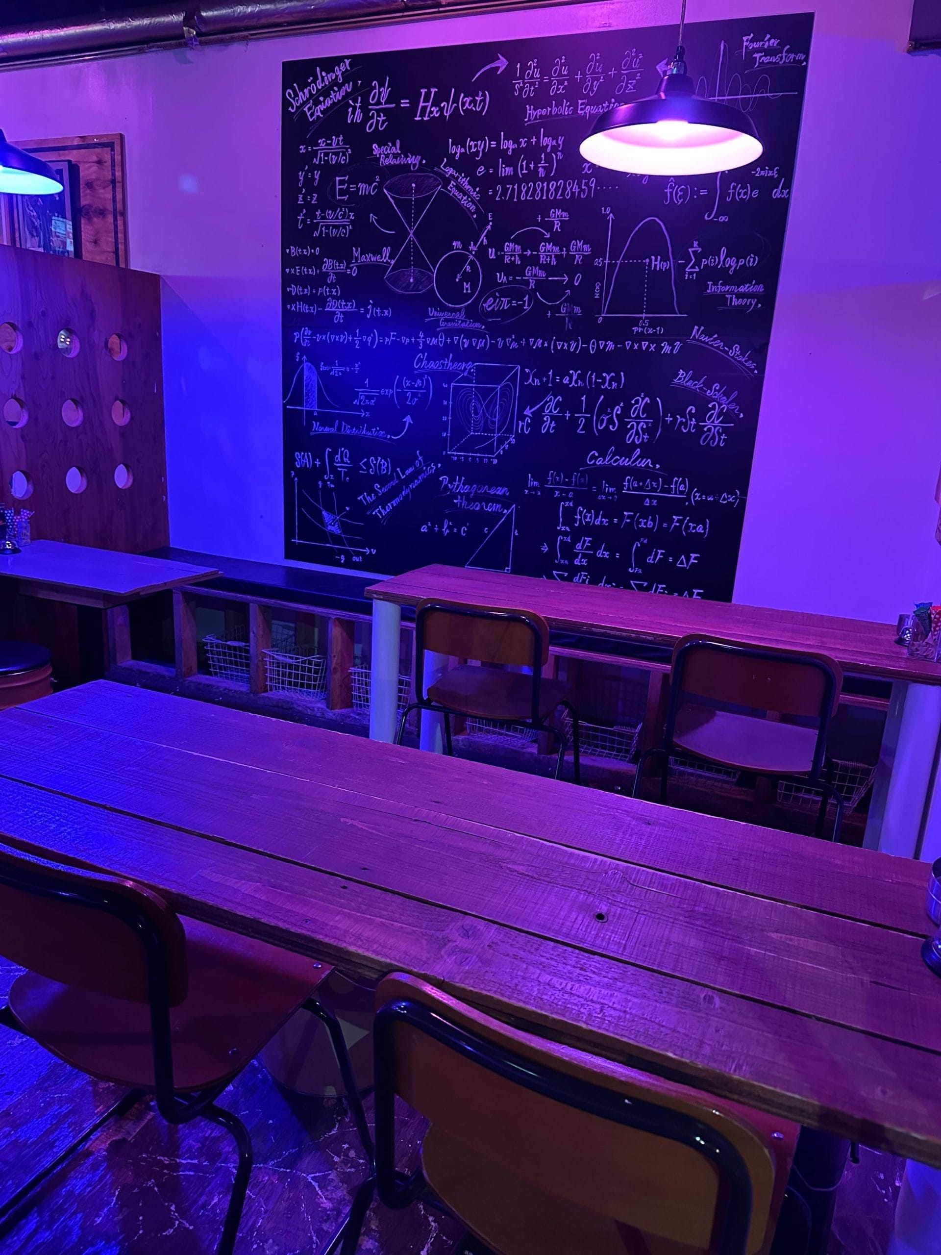 A bar in Sapporo with different games for guests