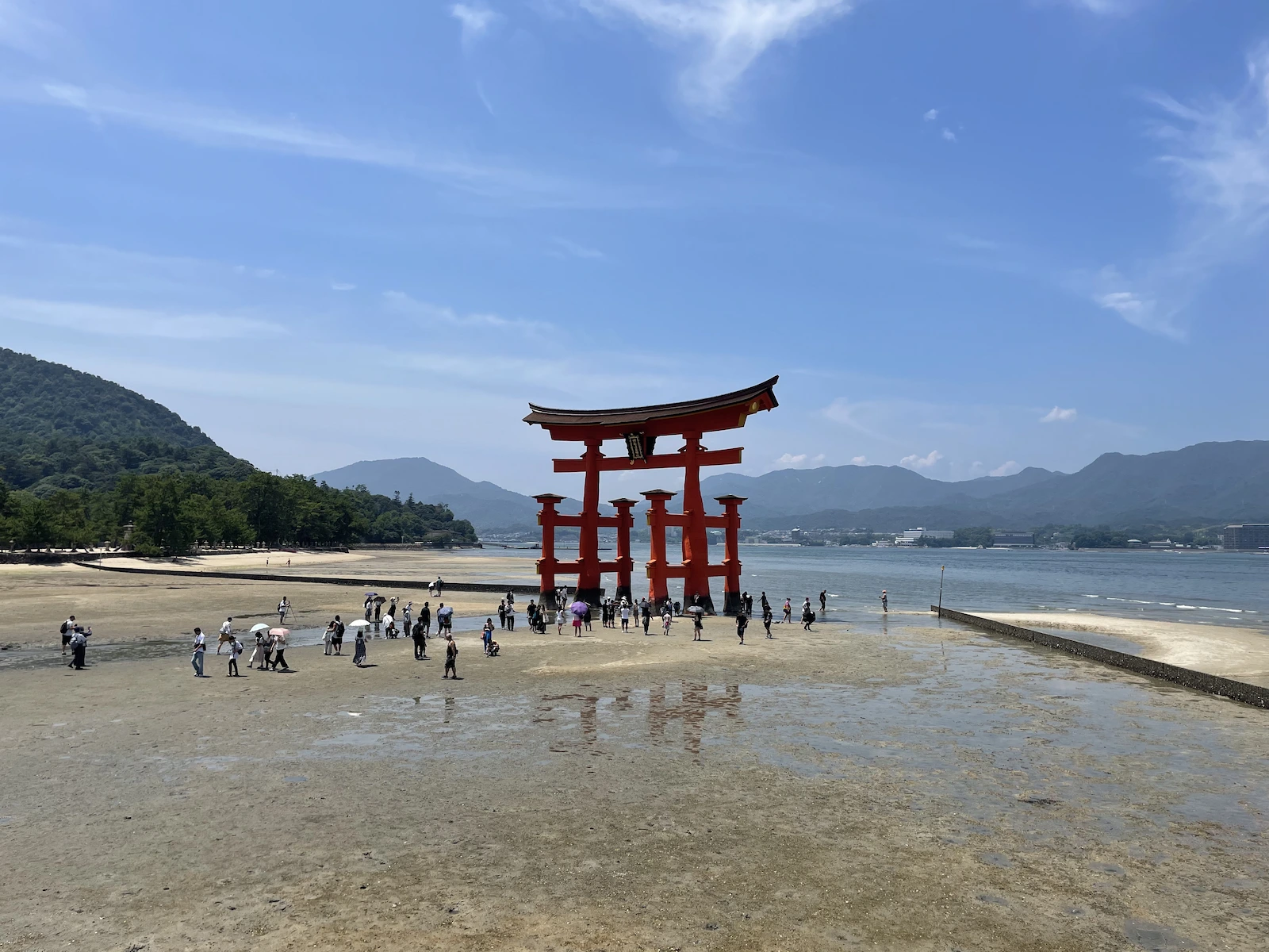 Grand Torii Gate at low tide
