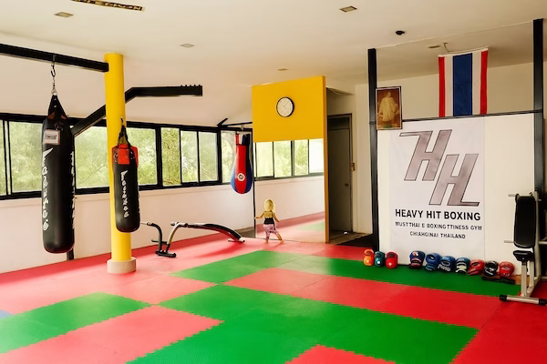 Picture of the Heavy Hit Boxing Gym in Chiang Mai, Thailand