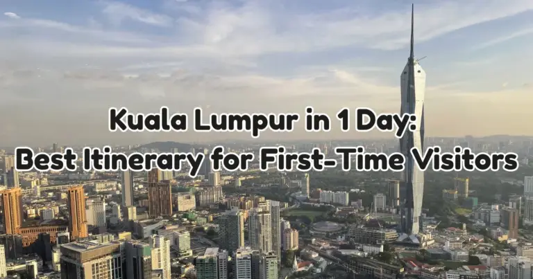 View of Kuala Lumpur taken from the KL Tower