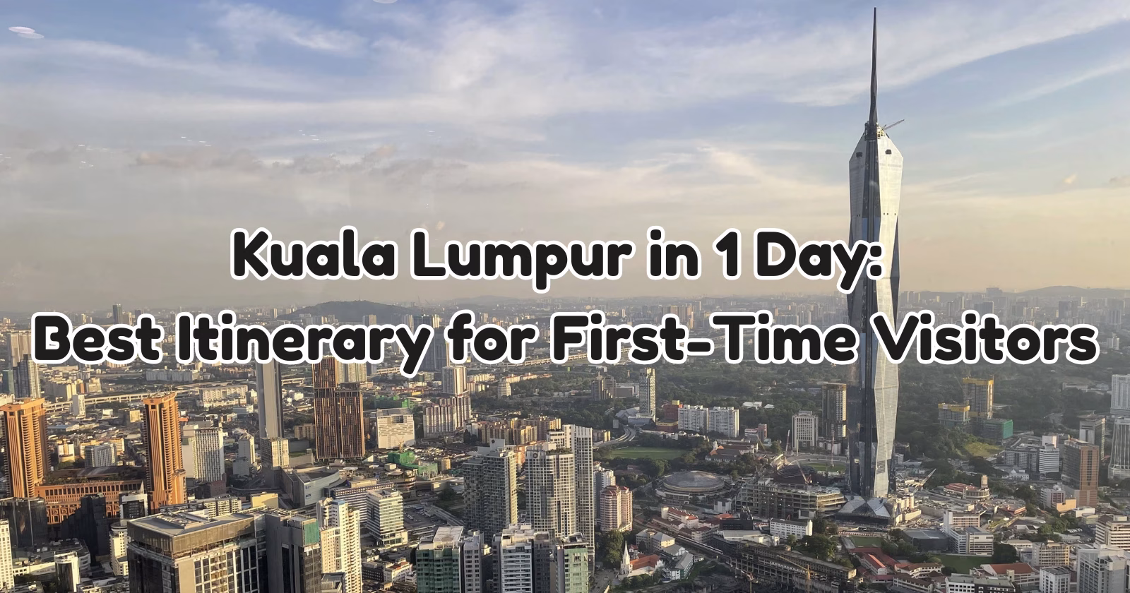 View of Kuala Lumpur taken from the KL Tower