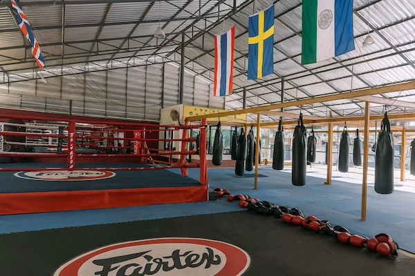 Picture of the Santai Muay Thai Gym in Chiang Mai, Thailand