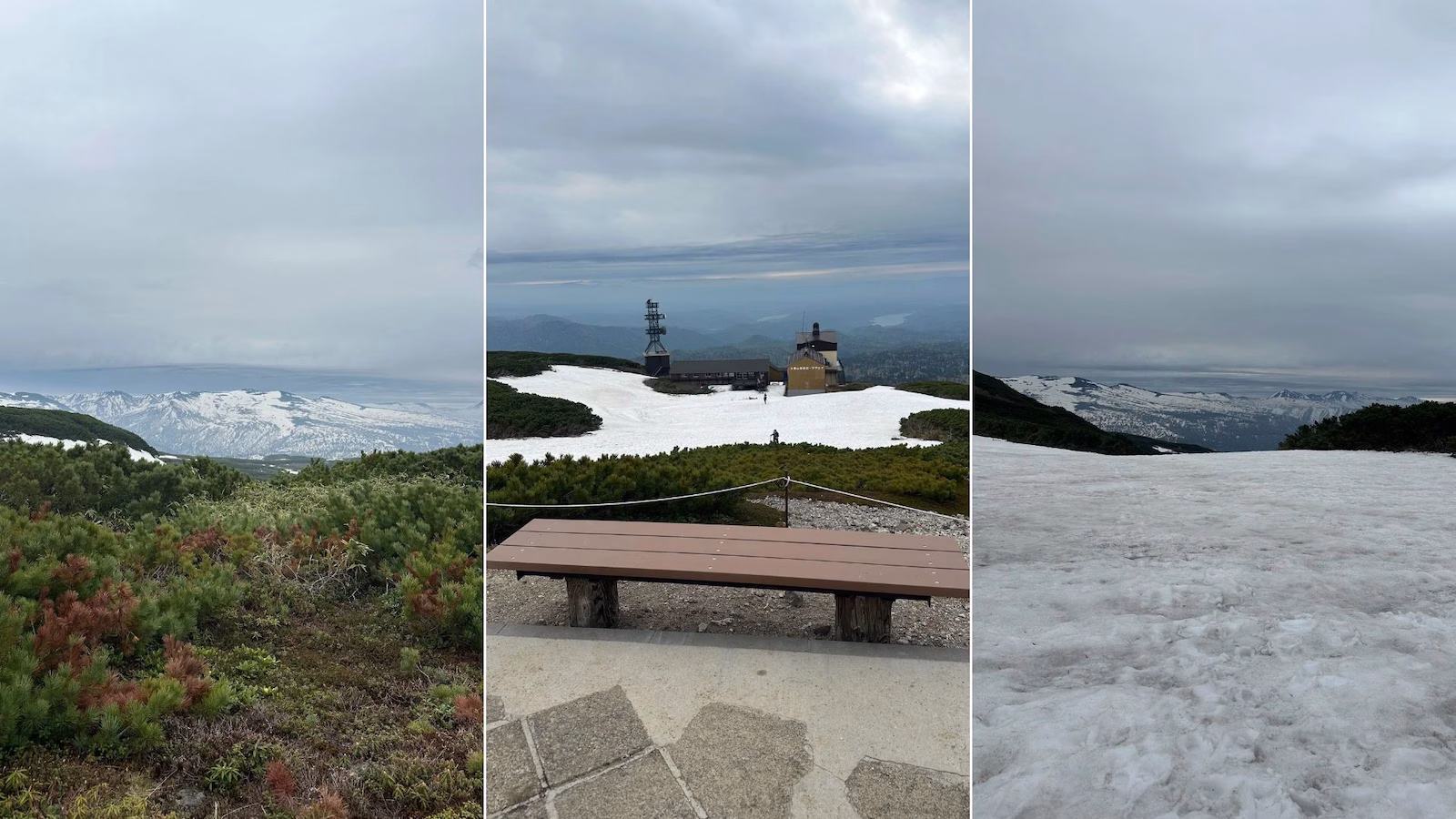 different views around Asahidake summit