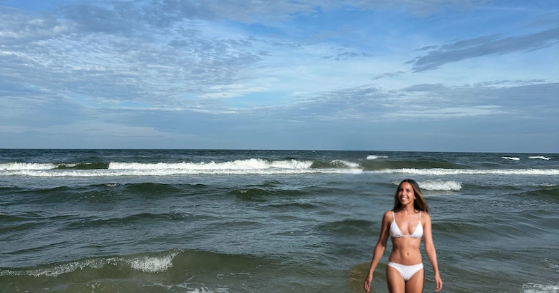 swimming in Hua Hin beach