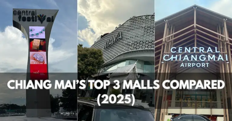Chiang Mai’s Big 3 Malls Compared (2026): Central Festival vs Central Chiang Mai Airport vs MAYA